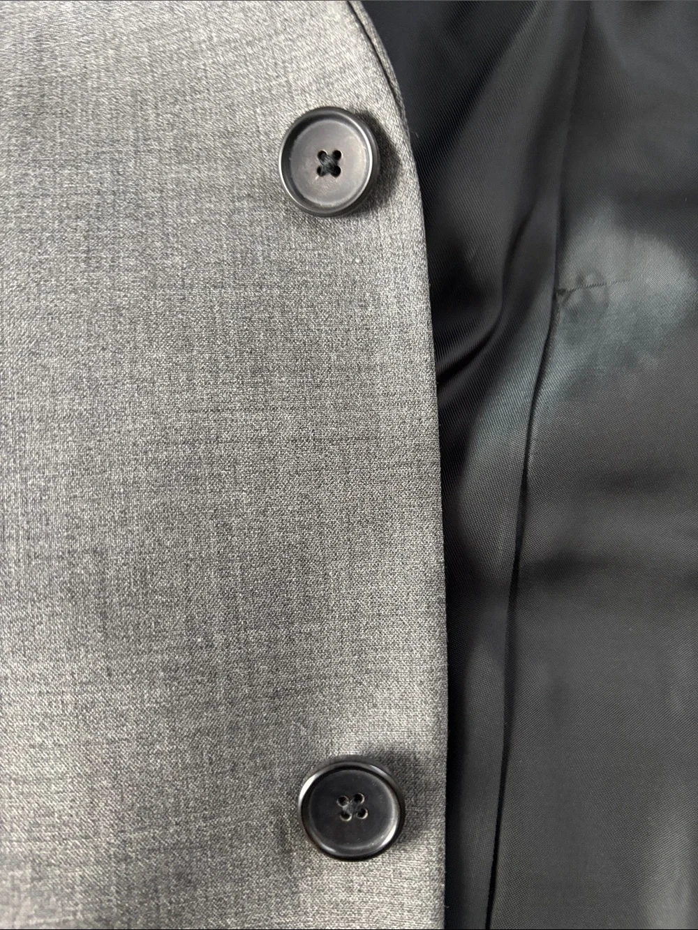 Theory Men's Gray Suit Jacket - Classic Single-Breasted Blazer